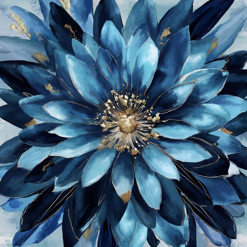 Behind Blue Eyes Panel - Peacock – Two Chicks Quilting