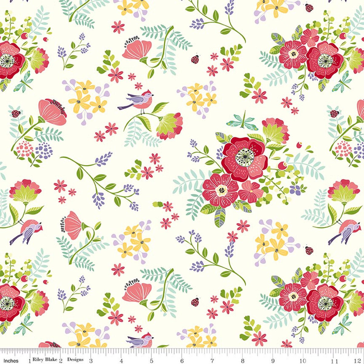 Awakening - Spring - Cream – Two Chicks Quilting