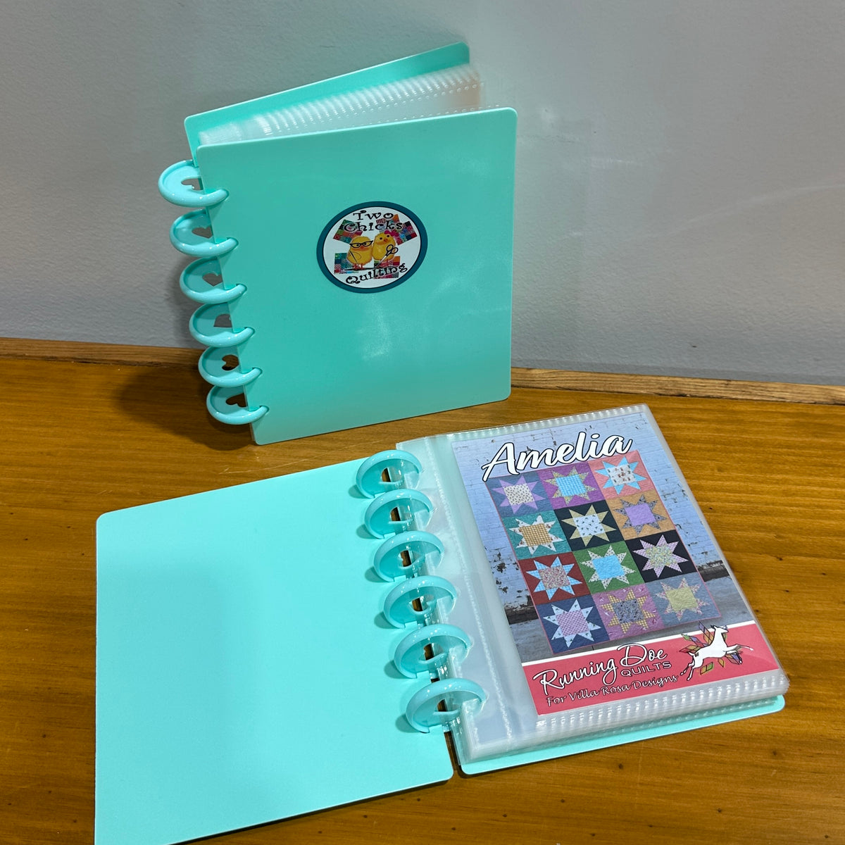 TCQ Villa Rosa Pattern Storage Binder – Two Chicks Quilting